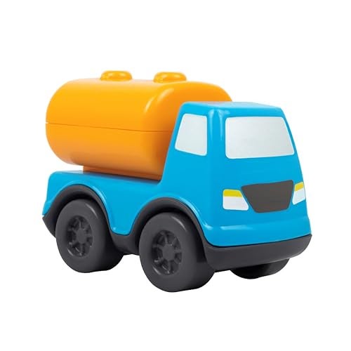 Giggles - Mini Vehicles Oil Tanker, Multicolour Push and Go Construction Vehicle, Develops Motor Skills, 12 Months & Above, Infant and Preschool Toys - Image 1