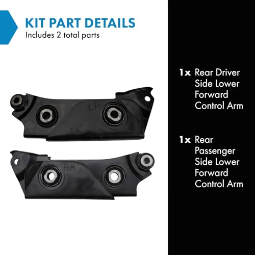 TRQ Rear Lower Control Arm Set Compatible with 2013-2022 Nissan Altima 2016-2021 Maxima - Image 2