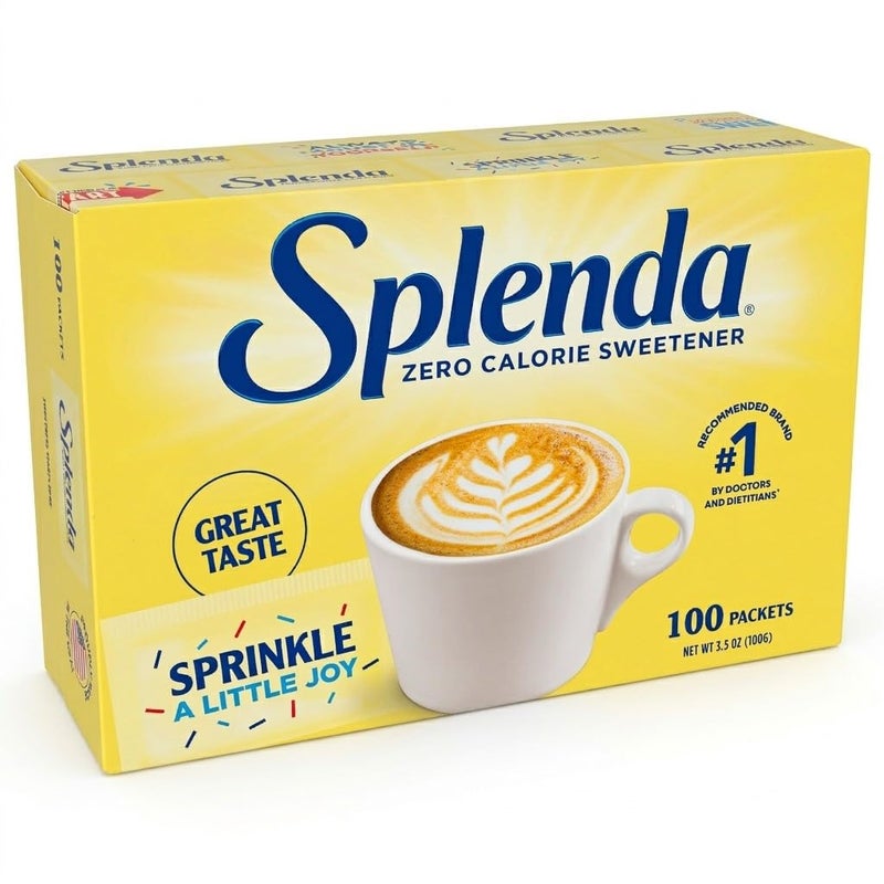 SPLENDA محلي سبليندا خالي من السعرات الحرارية 100 عبوة - Image 3