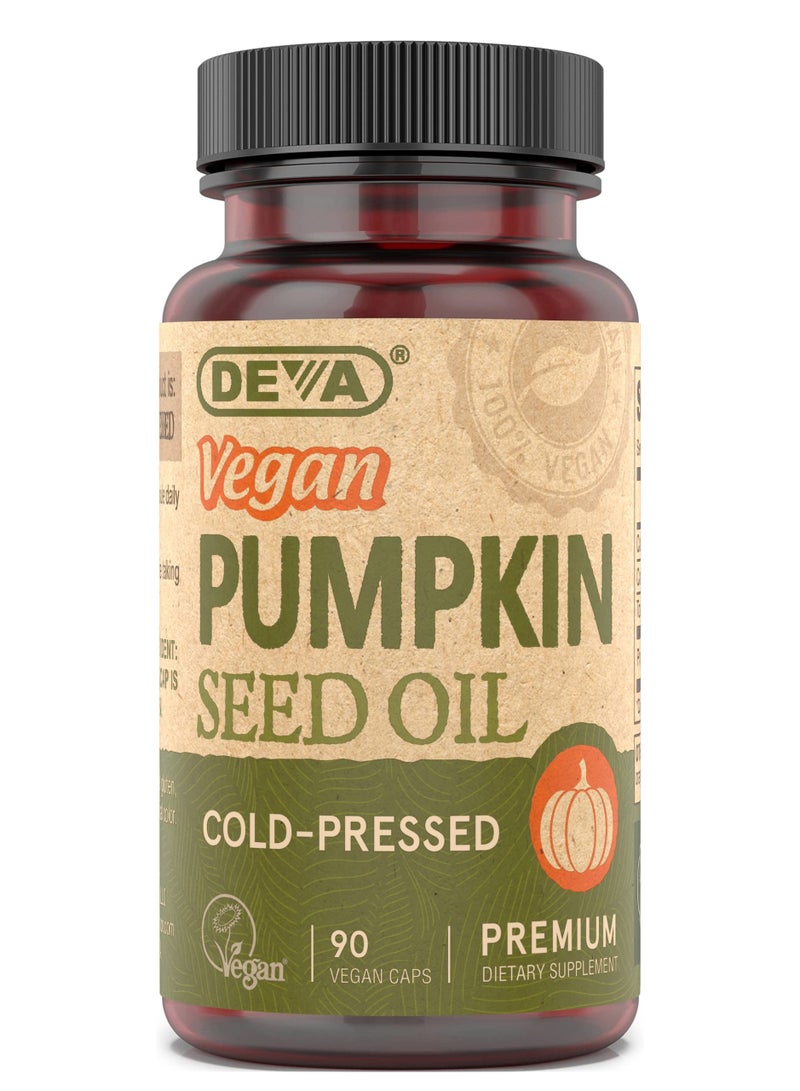 Vegan Pumpkin Seed Oil, 500 mg, 90 Vegan Caps