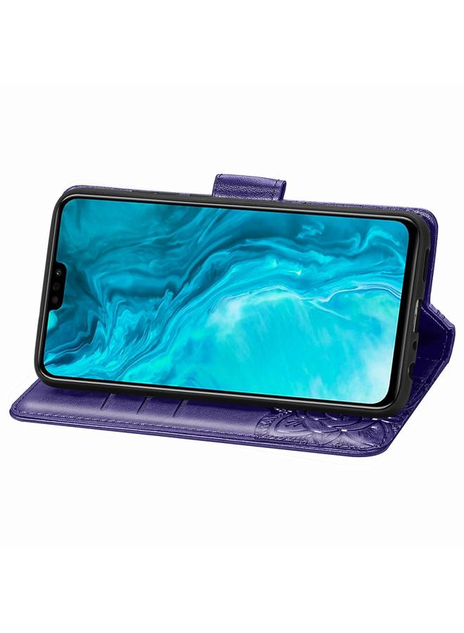 S-TOP Case For Huawei Honor 9X Lite Butterfly Love Flower Embossed Horizontal Flip Leather Case with Bracket / Card Slot / Wallet / Lanyard - Image 4