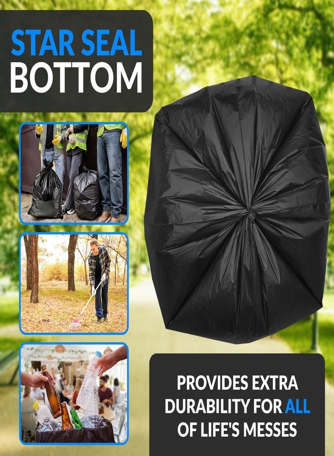 Reli. 95 Trash Bags Heavy Duty | 30 Trash Bags | Super Sizeable for Serious Garbage Cleanup (Black) - Image 4