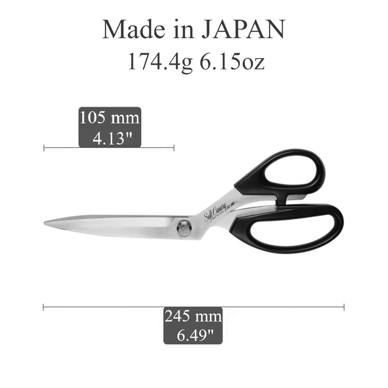 CANARY Japanese Sewing Scissors 9.5", Made in JAPAN, Professional Tailor Scissors for Fabric, Cloth, Dressmaking, Razor-Sharp Japanese High-Carbon Stainless Steel Blade - Image 2