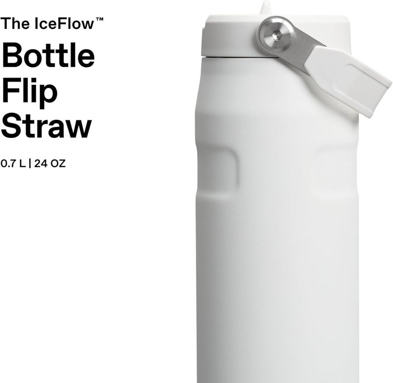Stanley IceFlow Flip Straw 2.0 Sports Water Bottle 0.7L - Frost - Image 3
