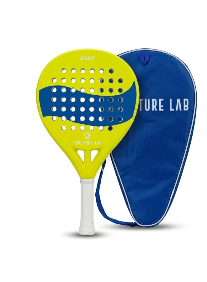 Adventure Lab Kids Paddle Tennis Racket with Carry Bag | High-Performance Lightweight Carbon Fiber Racquet with EVA Foam Core & Grit Face | Paddle Racket for Boys & Girls Training & Practice Matches - Image 1