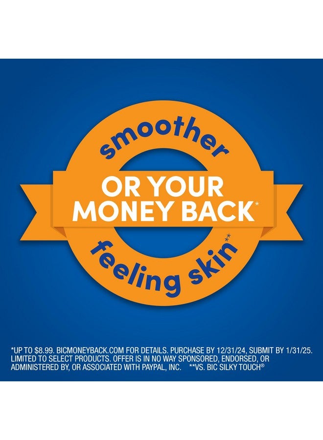 بيك ماكينة حلاقة Easyrinse المضادة للانسداد للرجال قابلة لإعادة الملء مع 4 شفرات ومقبض واحد و3 خراطيش حلاقة قابلة لإعادة التعبئة - Image 2