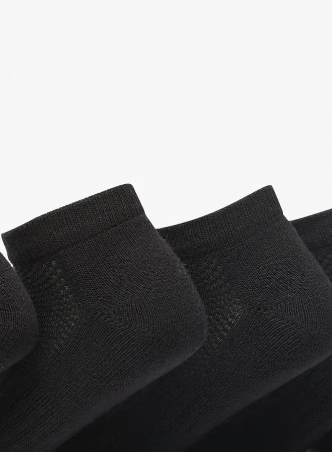 جونيورز Kids Textured Ankle Length Socks - Set of 5