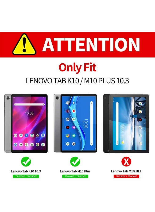 غطاء خلفي مات ناعم من M.G.R.J® متوافق مع Lenovo Tab K10 (TB-X6C6X) / Lenovo Tab M10 FHD Plus (TB-X606V / TB-X606F / TB-X606X) (10.3 بوصة) - Image 2