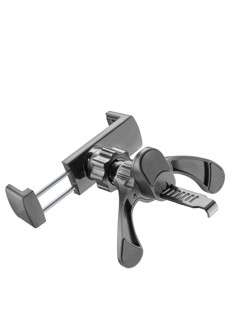 Cellularline SPIN FIT Car Phone Holder, 360° Rotating Air Vent Smartphone Mount, Universal Car Holder for Standard & Round Vents, Vertical & Horizontal Viewing - Image 4