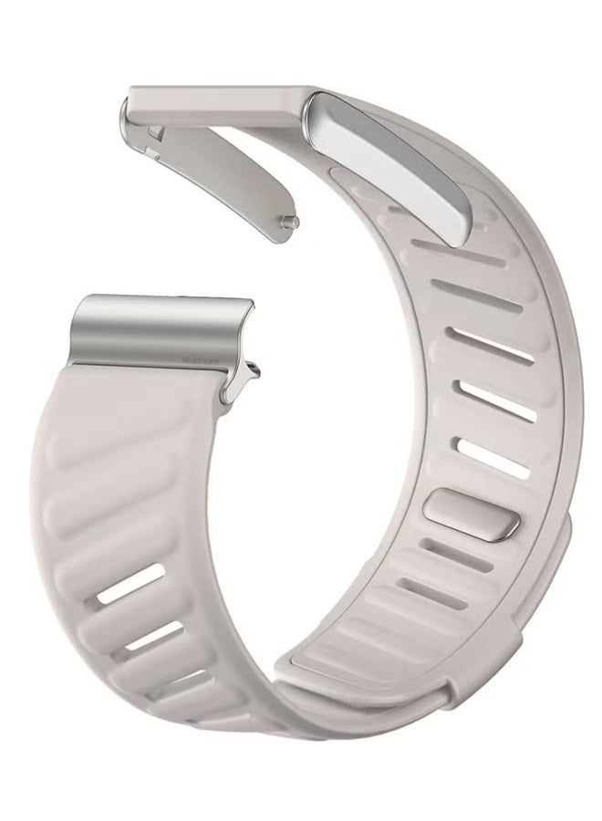 سوار سيليكون قابل للتنفس متوافق مع Whoop 5.0 - سوار استبدال مغناطيسي ناعم للرجال والنساء في الإمارات - مثالي للجيم والرياضة والاستخدام اليومي - أبيض ستارلايت - Image 1