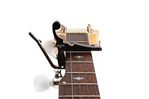 Kyser Quick-Change Capo for banjos, ukuleles, and mandolins, Black, KBMB - Image 2