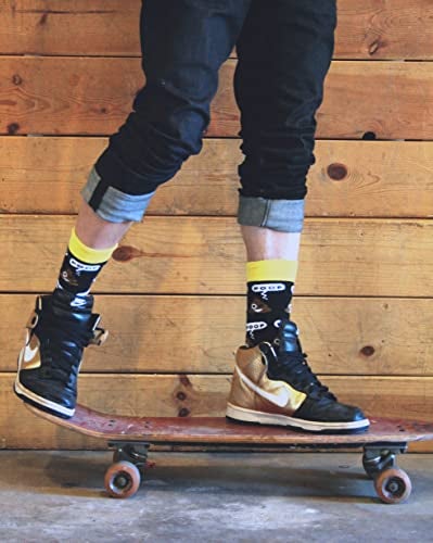 ooohyeah Oooh Yeah Men Luxury Combed Cotton Crew Socks - Poop Emoji sock size 10-13 shoe size 8-13 - Image 2