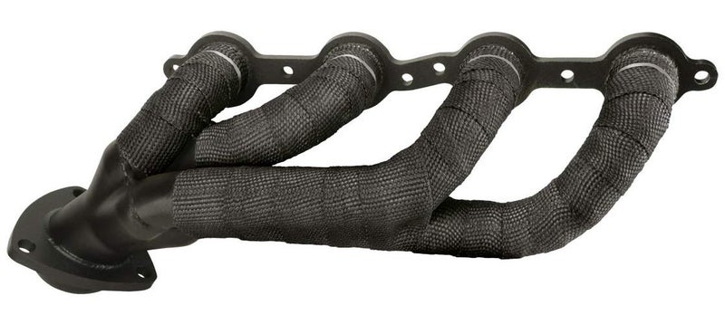 Design Engineering Black 1" x 50' Exhaust Heat Wrap with Lava Rock Technology - Heat Wrap for Exhaust Pipes, Pliable Exhaust Wrap Tape, Withstands 1800°F Direct Heat & 2500°F Intermittent Heat - Image 2