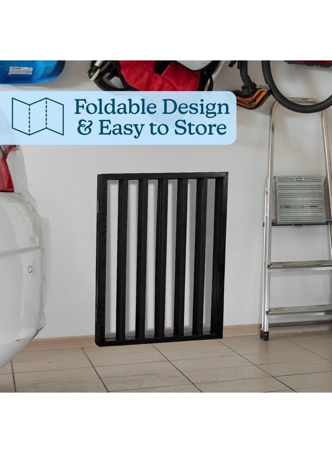 PETMAKER Indoor Pet Gate - 3-Panel Folding Dog Gate for Stairs or Doorways - 54x24-Inch Freestanding Pet Fence for Cats and Dogs by PETMAKER (Black) - Image 4