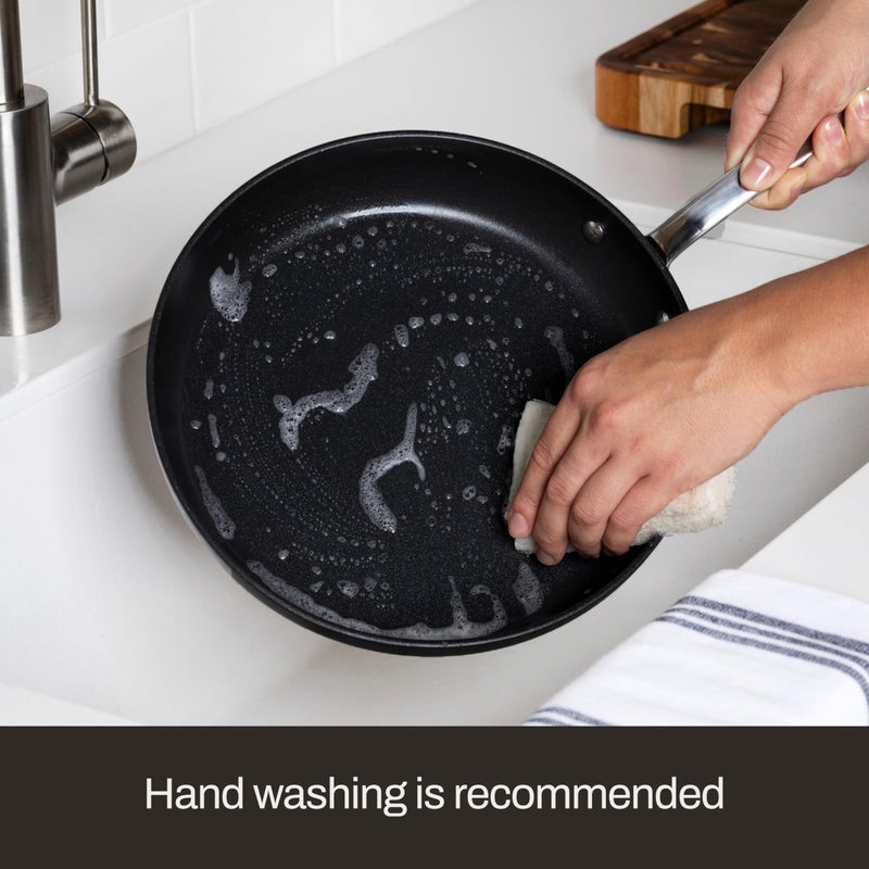 All-Clad HA1 Hard Anodized Nonstick Griddle Pan For Stovetop 13 x 20 Inch, Double Burner, Professional Cookware, Dishwasher-Friendly, Oven-Safe Up to 500Â°F, Black - Image 4