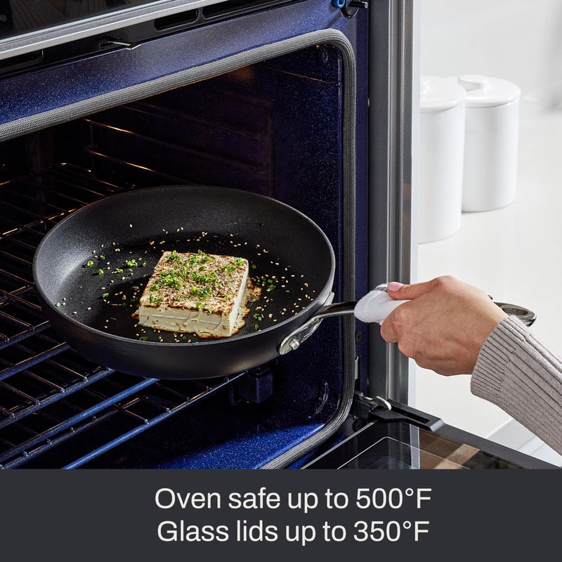 All-Clad HA1 Hard Anodized Nonstick Griddle Pan For Stovetop 13 x 20 Inch, Double Burner, Professional Cookware, Dishwasher-Friendly, Oven-Safe Up to 500Â°F, Black - Image 3
