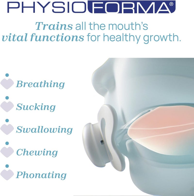 Chicco PhysioForma Comfort Dummy 0-6 Months, Pack of 2, Dummy with Silicone Teat, Supports Physiological Breathing and Promotes Correct Development of the Mouth - Image 4