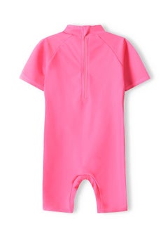 MINOTI Kids Girls Long Sleeve Rash Suit And Hat Set  - Image 3