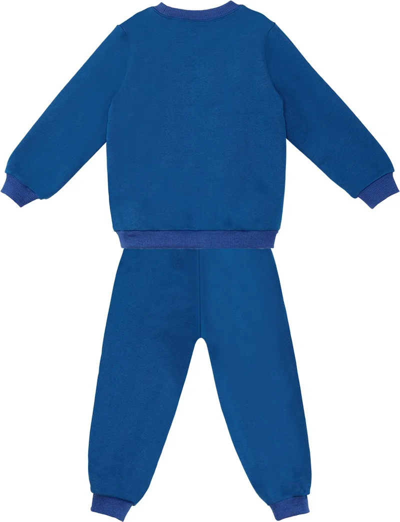 Denokids Firefighter Baby Boy Navy Blue Tracksuit