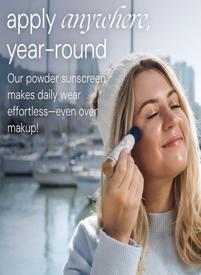 Brush On Block Mineral Sunscreen Powder Refill, Natural Broad-Spectrum SPF 50, Safe for Sensitive Skin, UVA UVB Face Protection, Reef Friendly (Translucent - Refill) - Image 5