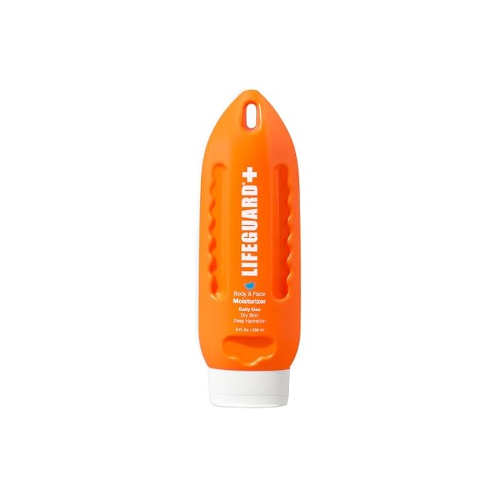 LIFEGUARD Daily Body & Face Moisturizer - Deep Hydrating and Moisturizing for Face and Body, Daily use, Suitable for All Skin Type, Sensitive Skin, Lightweight - 8 fl. oz.