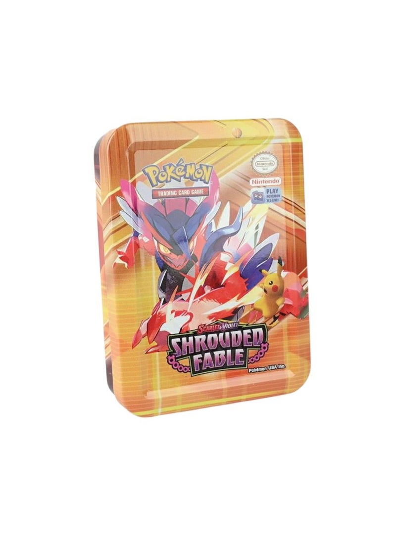 بوكيمون لعبة بطاقات بوكيمون التداولية - Pokémon TCG – Shrouded Fable - في علبة معدنية ( كورايدون وبيكاتشو) - Image 1