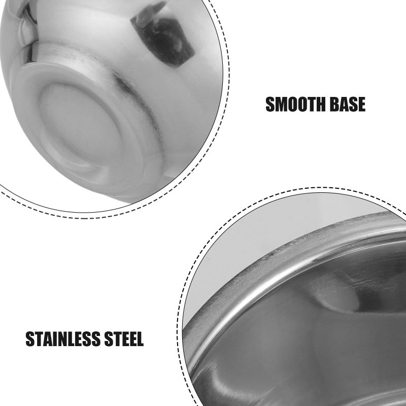 FAVOMOTO Double Layer Stainless Steel Shaving Soap Bowl With Travel Mugs For Face Foam Maker - Image 4