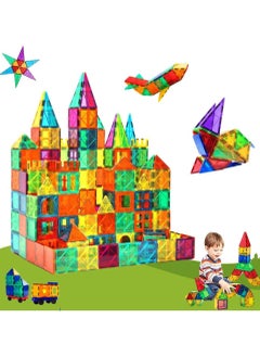 TEGRILO 100 Pcs Magnetic Building Blocks 3D Kids Building Blocks Set Magnetic Building Construction Educational STEM Toys for Toddler  - Image 1