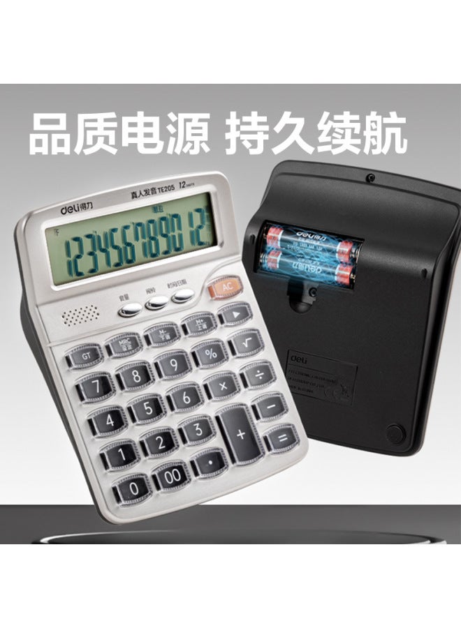 Powerful Calculator For Financial Accounting Office Use, Voice-enabled, Student Science Electronic Large Calculator - Image 3