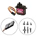 DORHEA 5PCS MG90S Servo Micro 9G Servo Motor Geared Micro Servo Motor 9G Smart Robot Compatible with Raspberry Pi Project Car Helicopter Airplane Boat Control Angle 180 - Image 3