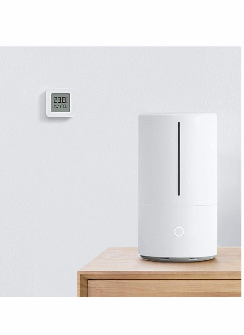 SYOSI - Temperature and Humidity Monitor White for Xiaomi, for Mijia Bluetooth Wireless Smart Digital LCD Screen Digital Moisture Meter - Image 1