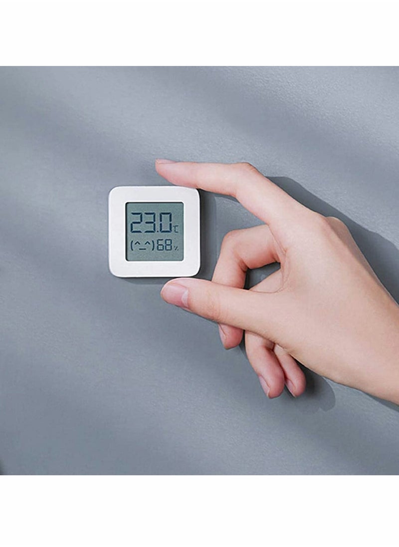 SYOSI - Temperature and Humidity Monitor White for Xiaomi, for Mijia Bluetooth Wireless Smart Digital LCD Screen Digital Moisture Meter - Image 1
