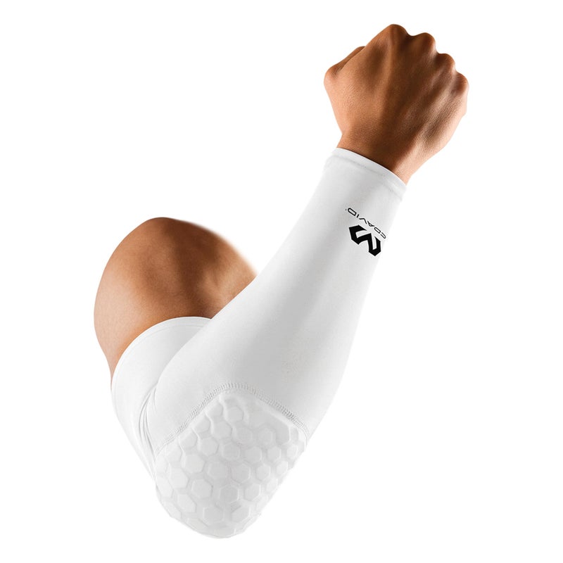 McDavid Hex Shooter Arm Sleeve, Pull-On Padded Protection, Moisture Wicking - Image 1