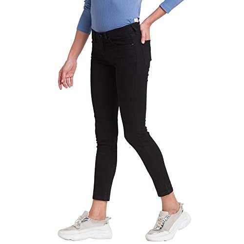 Spykar Black Lycra Super Skinny Regular Length Jeans for Women (Alicia) - Image 3