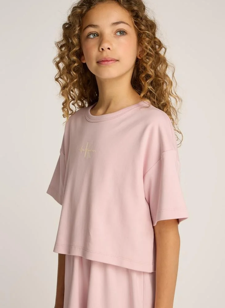 Calvin Klein Jeans Kids Logo T-Shirt & Skirt