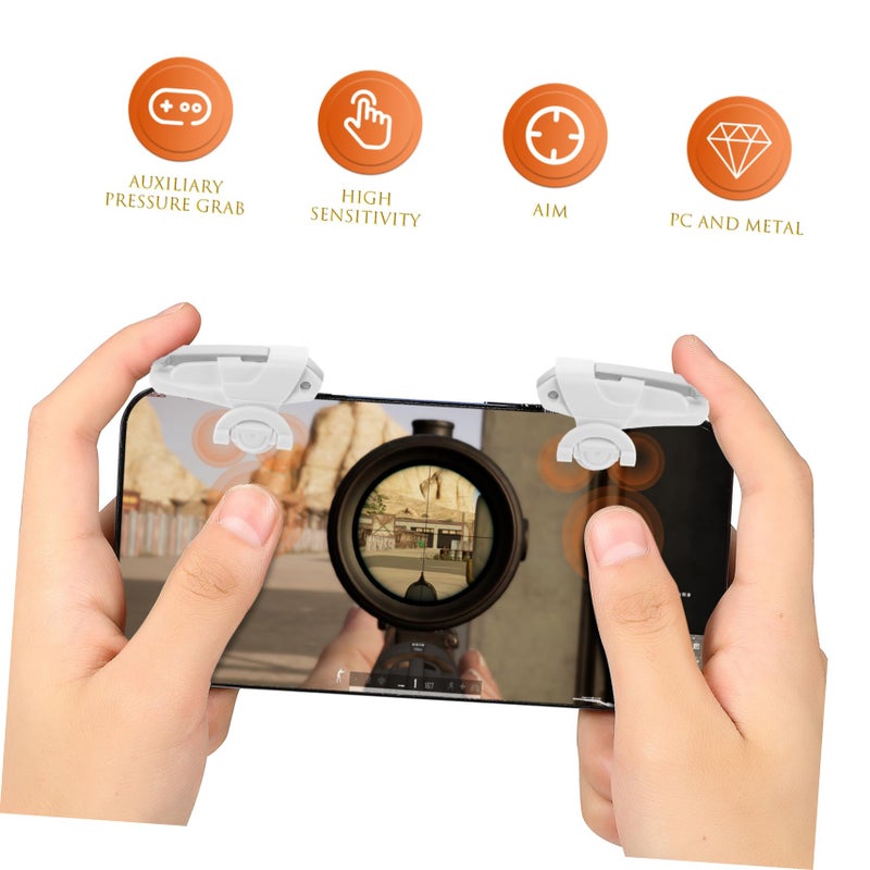 Mobile Game Trigger Controllers Easy Installation Compatible with Various Phones Black - Image 5
