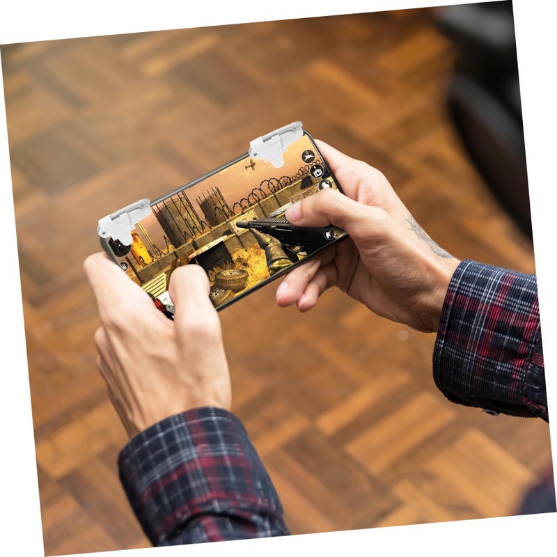 Mobile Game Trigger Controllers Easy Installation Compatible with Various Phones Black - Image 3