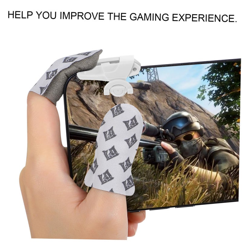 Mobile Game Trigger Controllers Easy Installation Compatible with Various Phones Black - Image 4