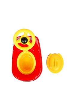 Nabhya Ferrari Staring Baby Potty Training Seat Chair For Kids Infant Potty Toilet Chair With Removable Tray & Closing Lid (Red)  - Image 4