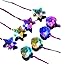 STOBOK LED Sparkle Necklaces Light Up Necklace Bulk Glow in The Dark Flashing Star Heart Pendant Necklace for Kids Party Favors 8PCS - Image 2