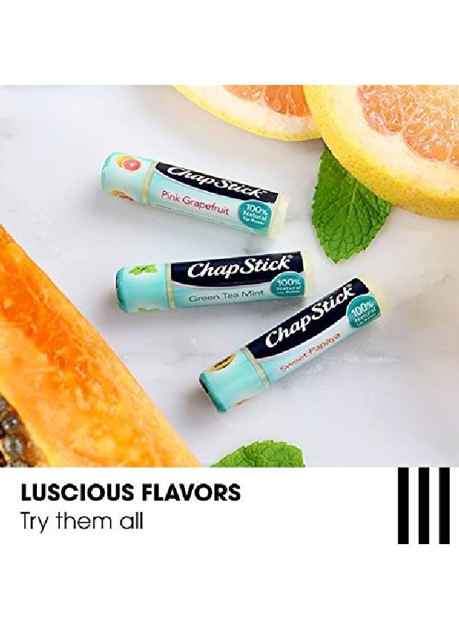 chapstick Green Tea Mint 100 Percent l Ingredients Lip Butter Moisturizing Lip Balm 0.15 Oz  - Image 5