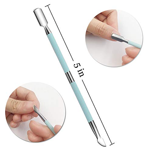 IVON Cuticle Trimmer with Pusher, Cuticle Cutter Remover - Rubber Non-slip Handle - Image 4