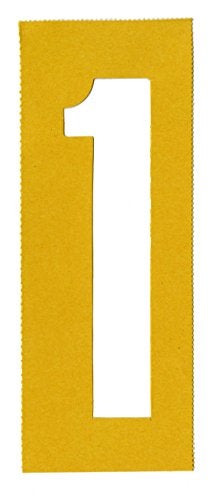 Chartpak Letter and Number Painting Stencils, A-Z and 0-9, 6 Inches H, 35 per Pack (01575) - Image 2