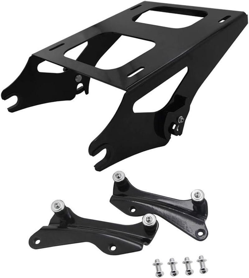 Dasen Two-Up Tour Pack Mount Luggage Rack Quick-Detach with 4 Point Docking Hardware Kit Compatible with Harley Touring Road Glide Electra Glide Road King Street Glide 2014-2025 - Image 1