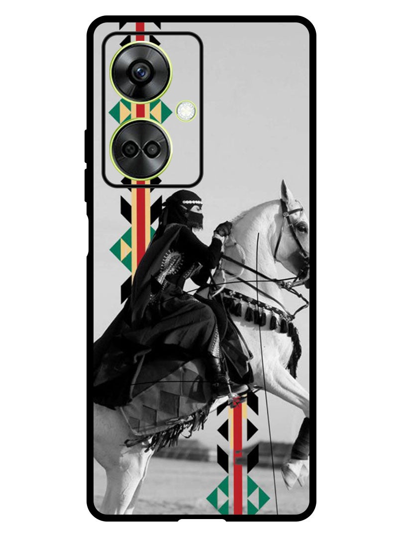 Theodor Protective Case Anti Scratch Shock Proof Bumper Cover For OnePlus Nord CE 3 Horse riding - Image 1