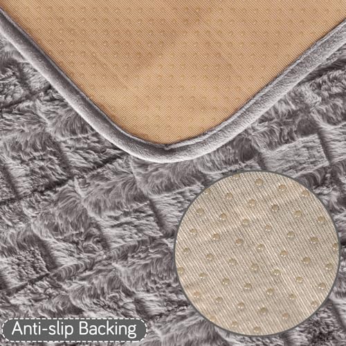 HOKIPO 'Plush Haven' Premium Sofa Mat 5 Seater in 3+1+1 Configuration, Light Grey (AR-5030-5) - Image 4