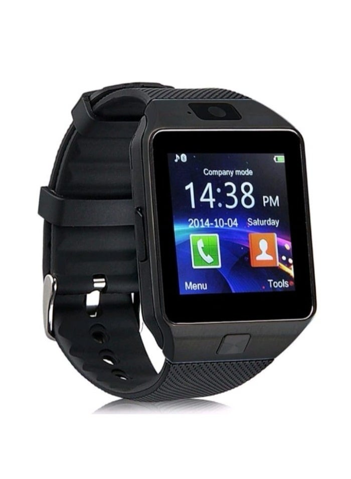 سمارت 2030 **ساعة Smart 2030 W007 ذكية باللون الأسود | متعقب للياقة البدنية، مراقبة معدل ضربات القلب، أوضاع رياضية، إشعارات، بطارية طويلة العمر** - Image 1