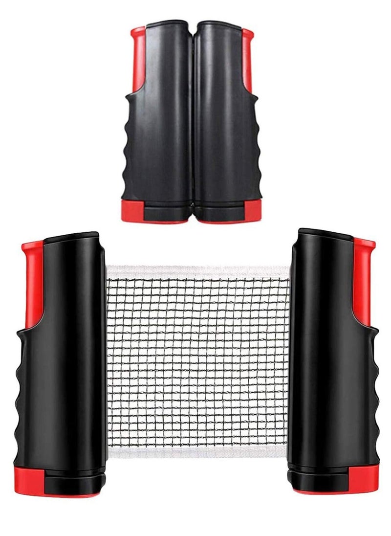 SYOSI Portable Retractable Table Tennis Net Rack Replacement Ping Pong Accessory  - Image 1