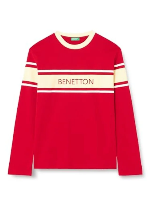 UNITED COLORS OF BENETTON Oversized Fit Crew Neck T-Shirt