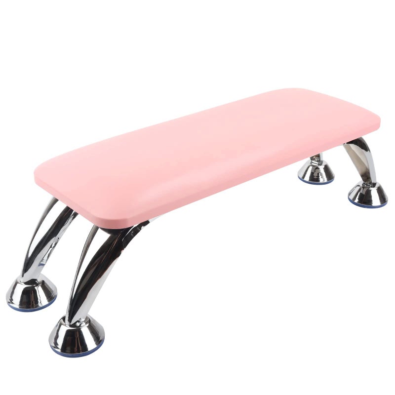 Big Arm Rest for Nails Cushion Microfiber Leather Hand Rest for Nails Tech Hand Rest Pillow for Nails Toenails Detachable Nail Art Accessories Tool for Nails Tech Pink